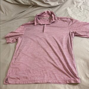 Classic Pink Polo golf Shirt for Men Walter Hagen